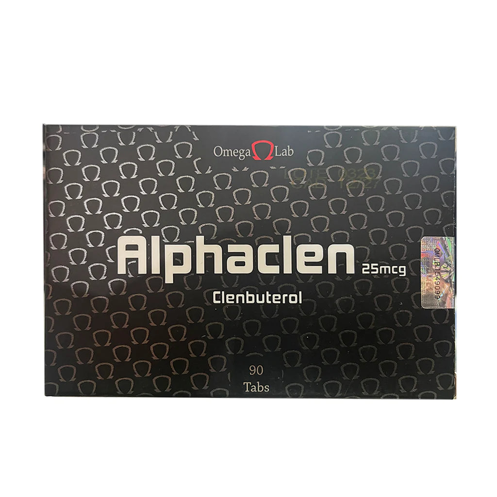 OMEGA LAB ALPHACLEN 25 MCG 90 TABLETAS CLENBUTEROL ProteinPalaceMx