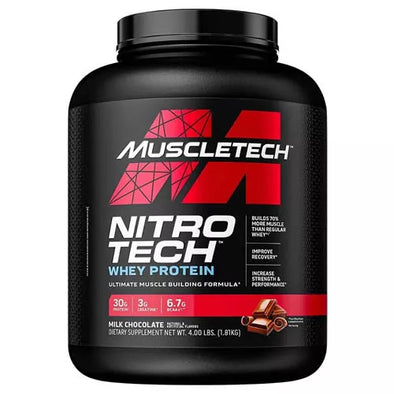 MUSCLE TECH - NITROTECH WHEY PROTEIN 4 LBS