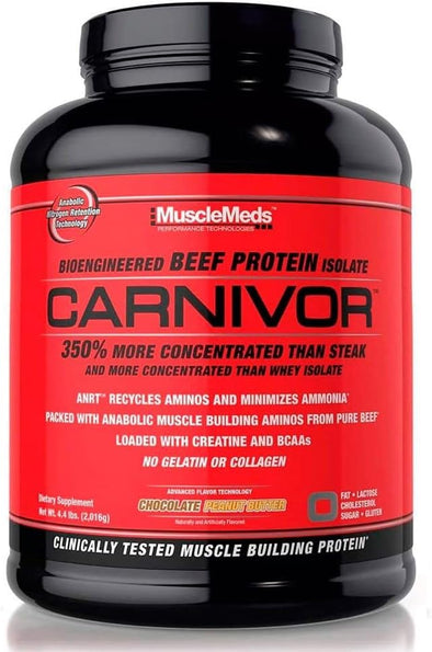 MUSCLE MEDS - CARNIVOR BEEF PROTEIN ISOLATE 4 LBS