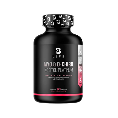 B LIFE - MYO & D-CHIRO INOSITOL PLATINUM 120 CAPSULAS