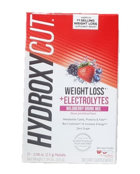 HYDROXYCUT WEIGHT LOSS+ ELECTROLYTES 21 PACKETS