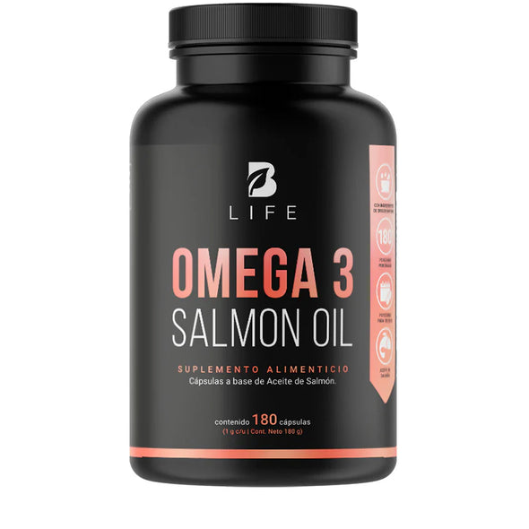 B LIFE - OMEGA 3 SALMON OIL 180 CAPSULAS EPA/DHA